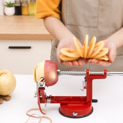 Pelador de frutas 3 en 1, herramienta de cocina creativa